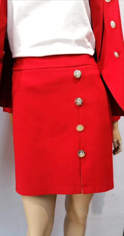 Spódnica czerwona BB