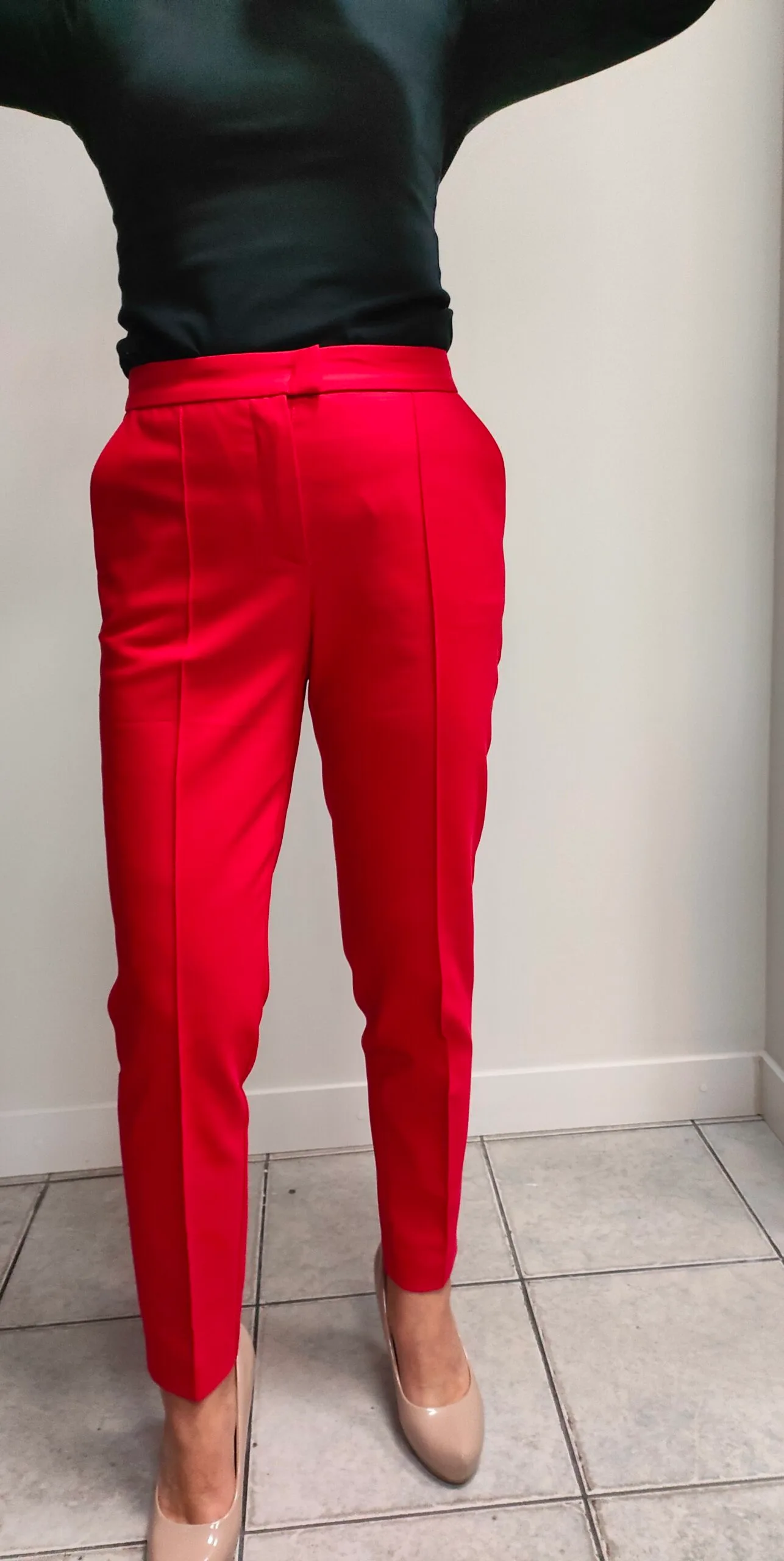 Spodnie czerwone Cotton Club