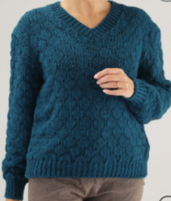Sweter ciemno niebieski