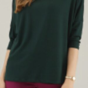 Zielona bluzka z wiskozy