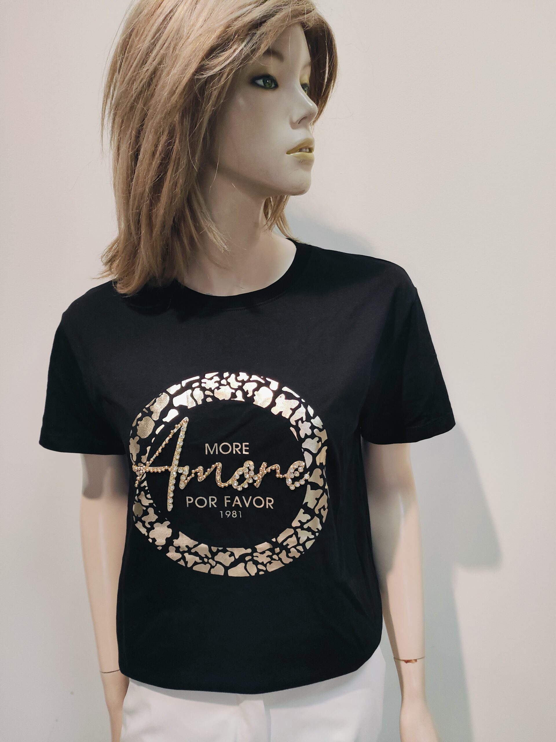 Koszulka czarna Amore