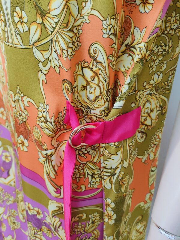 Kolorowa sukienka wiskozowa