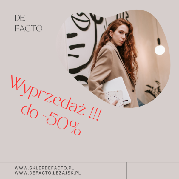 Wyprzedaż -50%