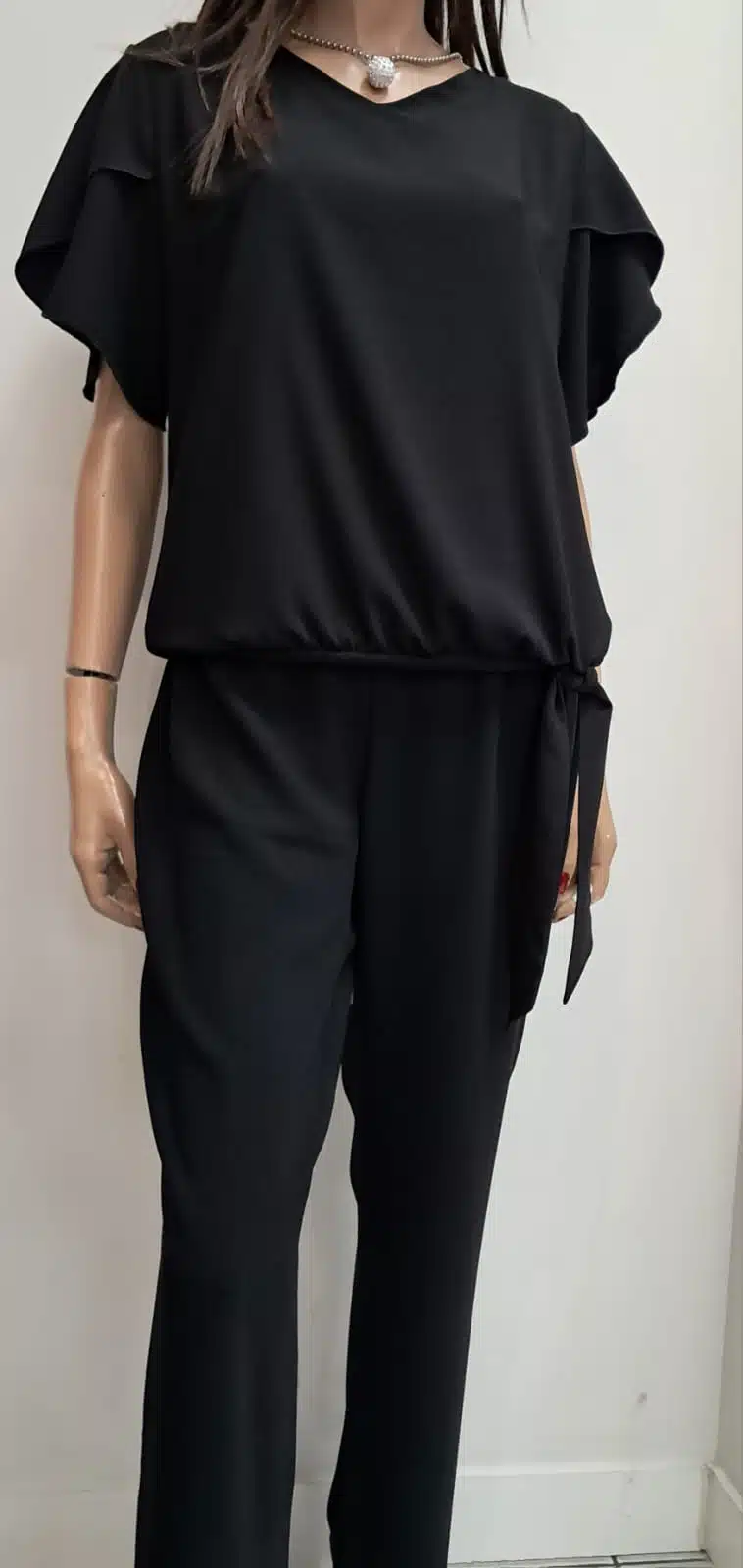 Komplet dwu częściowy czarny marki De Fitto