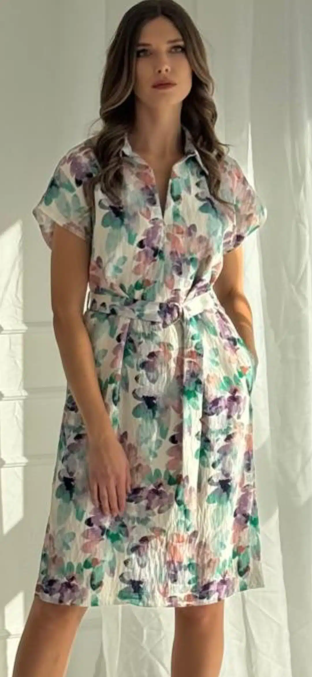 Sukienka kolorowa Vissavi