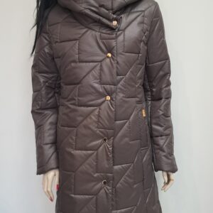 Czekoladowa  kurtka DE Fitto