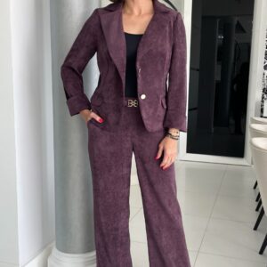 Komplet śliwkowy Midori