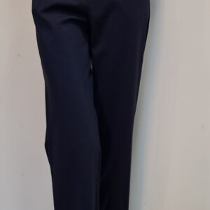 Granatowe spodnie z dzianiny De Fitto