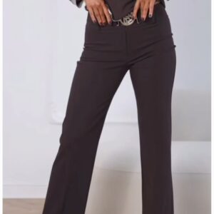 Czekoladowe spodnie Barton