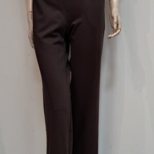 Spodnie z dzianiny czekoladowe marki De Fitto