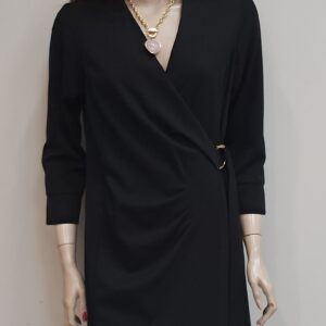 Sukienka zakładana De Fitto –Czarna