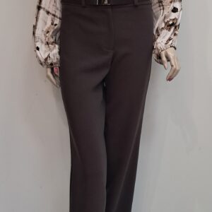 Eleganckie spodnie czekoladowe