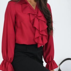 Bluzka czerwona Molly Borowiecki