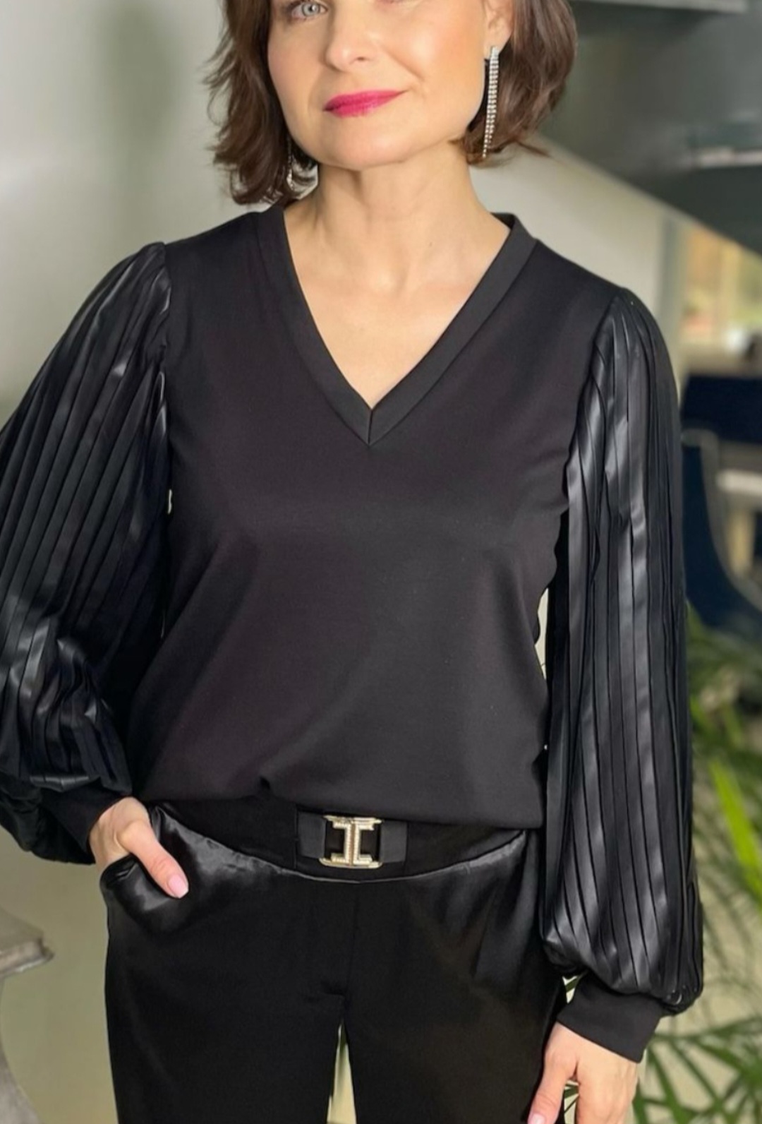 Bluzka czarna Midori