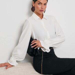 Klasyczna ecru koszula LaLous