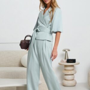 Elegancki komplet miętowy