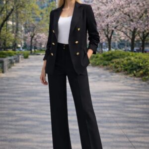 Komplet czarny De Fitto