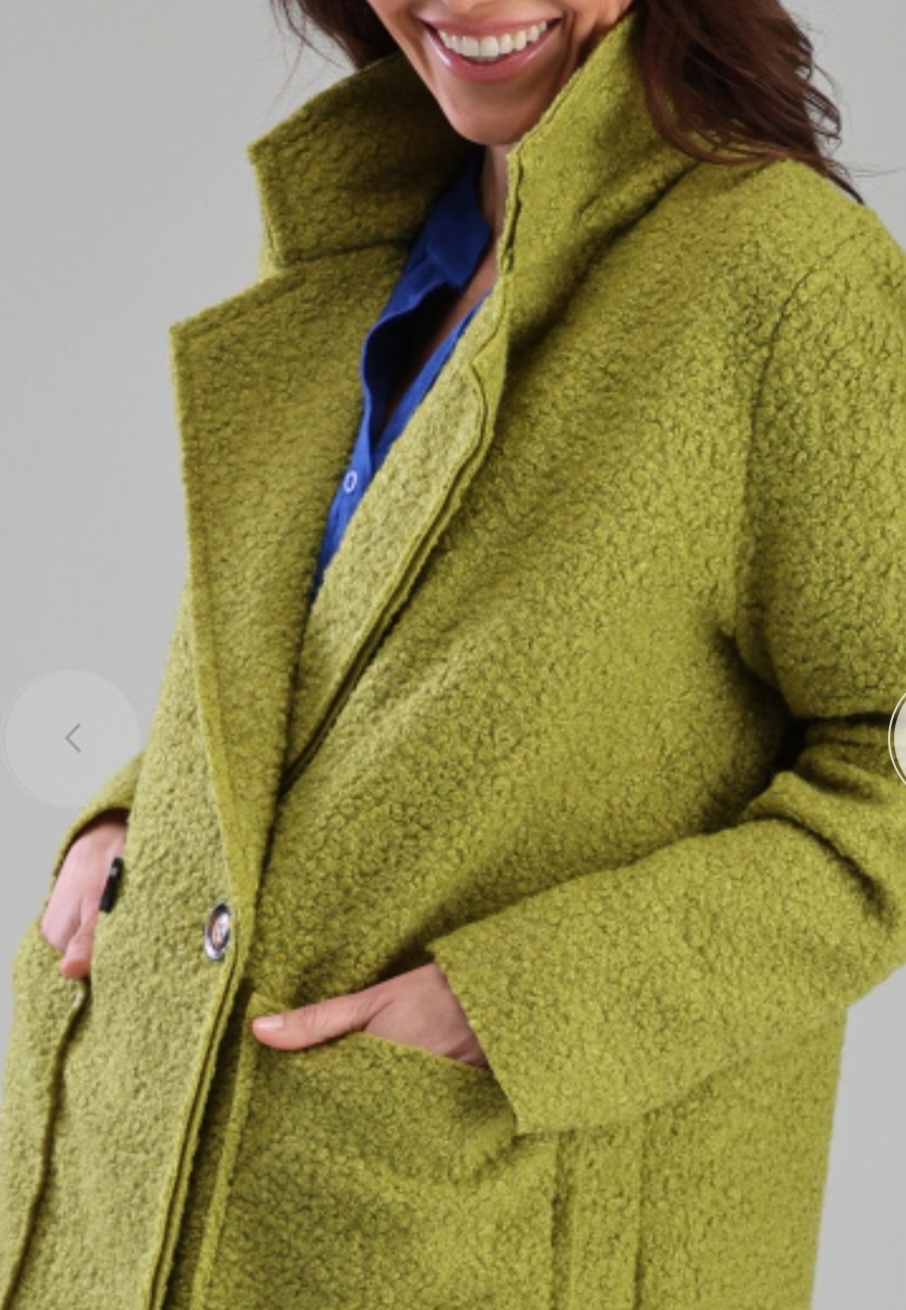 Miękki płaszcz na guzik