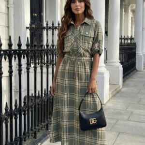 Sukienka Sandra w kratę