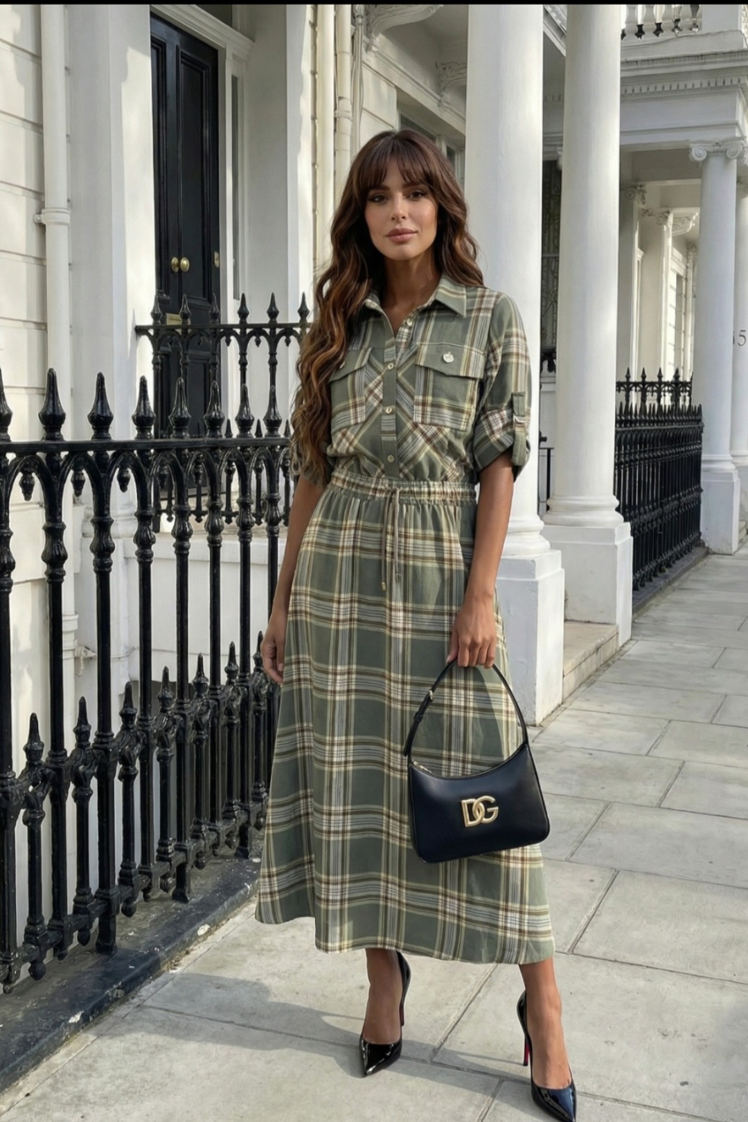 Sukienka Sandra w kratę