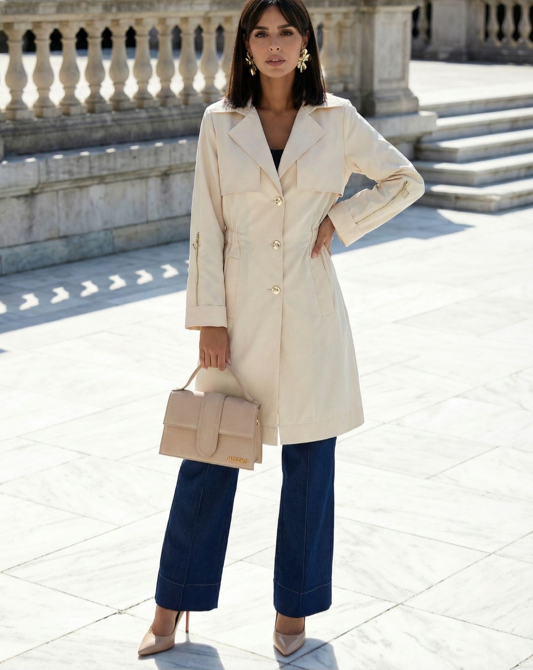 Płaszcz Baltic Ecru