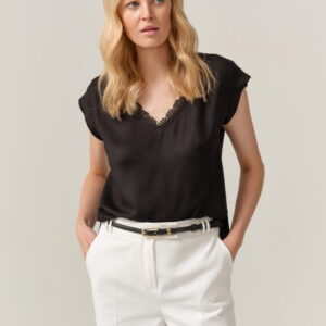 Bluzka Feria-ozdobny dekolt