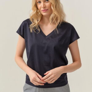 Bluzka FÉRIA w odcieniu głębokiego granatu