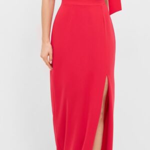 Sukienka maxi w kolorze malinowo-czerwonym