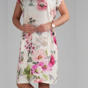 Sukienka wiskozowa kwiaty