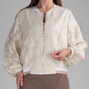 Kurtka -bomberka jasny beż