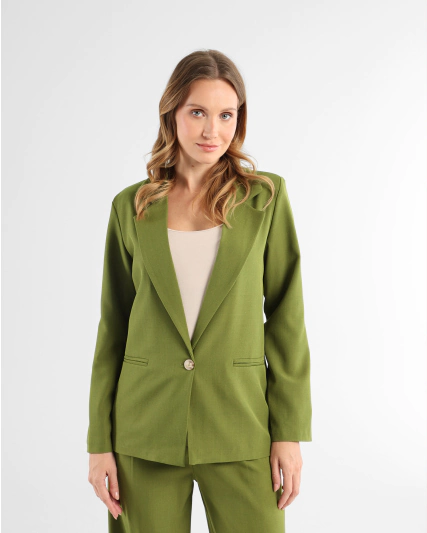 Zielony żakiet z klapami